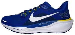 Nike Air LA Rams Blue Mens Size 9.5 Zoom Pegasus 41 Sneakers Shoes NFL Fanwear - Picture 1 of 9
