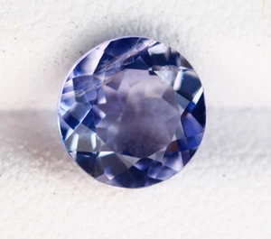 1.48 Ct Gorgeous Perfect Perfect Round 7.9 MM Blue India Natural Iolite - Picture 1 of 5