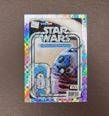 2025 Topps Star Wars Chrome #VC-9 R2-D2 Comicfractor X-Fractor 10/10 BOOKEND SSP - Image 1 of 3