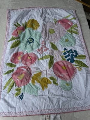 Cloud Island Fitted Floral Crib/Toddler Bed sizeSheet and Comforter Target 2018 - Image 1 of 4