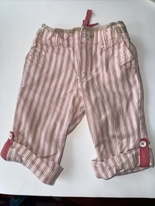 Genuine Kids Sz 12 Months Roll Up Elastic Waist Pull On Pants - Picture 1 of 12