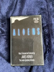 ALIENS OST CASSETTE TAPE JAMES HORNER - Picture 1 of 4