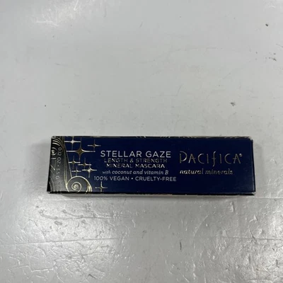 NEW Pacifica Stellar Gaze Length & Strength Mineral Mascara BLACK Travel 0.12oz - Image 1 of 2