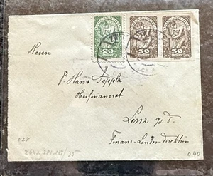 Österreich Brief Mi 264, 2x281 wie auf Bild - Bild 1 von 1