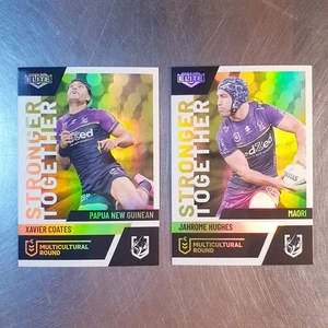 2024 NRL Elite Multicultural Round Team Set (2 Cards) Melbourne Storm - Bild 1 von 2