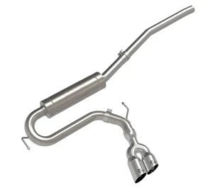 aFe Rebel Series 2-1/2 IN Stainless Steel Cat-Back Exhaust System Polished Tip - Picture 1 of 11
