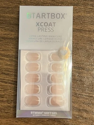 BTArtbox Uñas Prensadas Punta Francesa - Uñas Cortas de Gel - Totalmente Nuevas en Caja Foto 1 de 2
