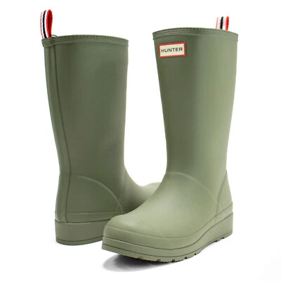 Mujeres Hunter Original Play Alto Aislado Impermeable Lluvia Clima Frío Botas Foto 1 de 4