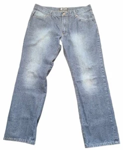 Beverly Hills Polo Club Mens Jeans 38X32 Merit Blue Modern Straight Leg (MJ012) - Picture 1 of 6