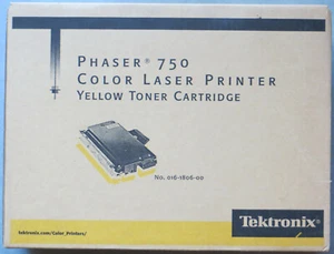 2x originaler Toner Gelb / Yellow Tektronix / Xerox Phaser 750 Laserdrucker - Bild 1 von 2