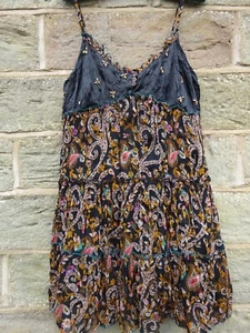 Beautiful Joe Browns Strappy Tunic Sun Top Size 12 Boho Style - Picture 1 of 3