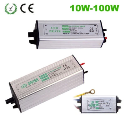 LED Driver Power Supply Transformer DC 12V-38V Waterproof 10/20W/30/50W/70/100W - Image 1 of 4