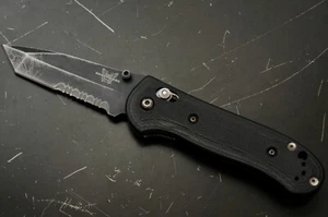 Benchmade 722SBT Pardue 154CM 3.25" Tanto G-10 Black Class Axis Lock Tactical - Picture 1 of 8