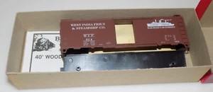 HO Trains Branchline West India Fruit & Steamship 40' Steel Box Car #10164 Kit - Picture 1 of 3