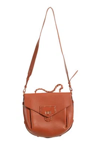 Roberto Cavalli Women's Brown Leather Saddle Shoulder Bag - Picture 1 of 8