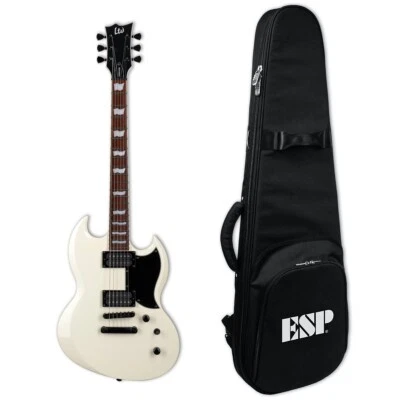 Guitarra Eléctrica ESP LTD Viper-256 Olympic Blanca + Estuche B-Stock Foto 1 de 4