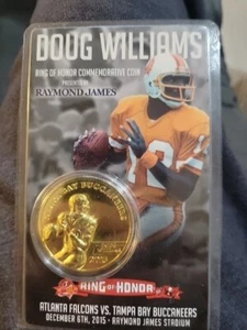 TAMPA BAY BUCCANEERS DOUG WILLIAMS 'RING OF HONOR COIN  DEC 6 2015  - Picture 1 of 2