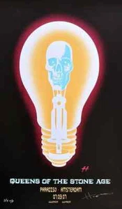 Queens of the Stone Age Concert Poster Justin Hampton Amsterdam 2007 Printers... - Picture 1 of 2