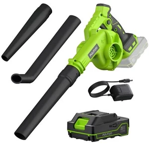 Soplador de Hojas Inalámbrico con Batería y Cargador, Soplador Eléctrico Inalámbrico 20V 120M - Imagen 1 de 7