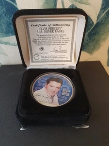 Elvis Presley Silver Eagle 2002 1 $, 1 Tr oz reines Silber 25th Anniversary - Bild 1 von 6