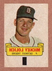 1966 Topps Rub Offs Mickey Lolich Tigers - Picture 1 of 2