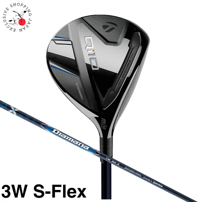 TaylorMade Golf Qi10 Fairway Wood 3W S Flex Diamana Blue TM50 Graphite Shaft Men - Image 1 of 4
