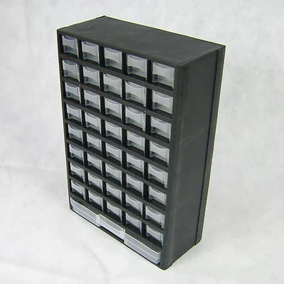 Sortimentskasten Kleinteilemagazin 41 Fächer Kleinteile Sortierkasten Schubladen - Bild 1 von 4