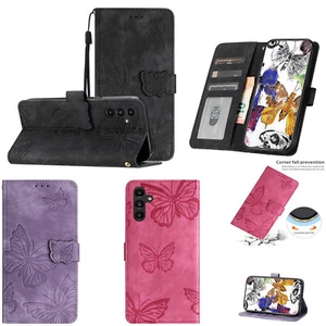 Case for Samsung A33 A54 A72 Butterfly PU Leather Flip Wallet Case Phone Cover - Picture 1 of 17