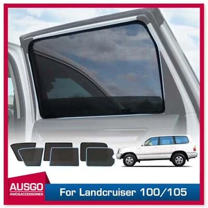 AUSGO Magnetic Window Sun Shade for Toyota Landcruiser 100/105 1998-2007 6PCS - Picture 1 of 6
