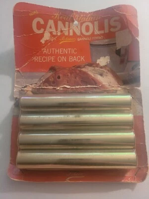 Cannoli Forms Make Real Italian Cannolis Vintage ATECO No. 660 Made In USA - Image 1 of 4