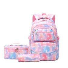 3 Pcs/Set School Backpack School Bags Waterproof Bookbag Pencil Case 29*16*43 CM