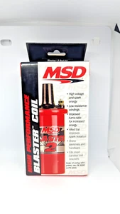 8203 MSD Ignition Coil - Blaster 2 Series - Blaster Resistor - Red Kit - Picture 1 of 10