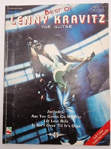 Lenny Kravitz Guitar Tab libro musicale migliore del 1993 autorizzato con poster - Foto 1 di 4