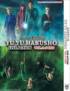 *DVD* JAPANESE DRAMA YU YU HAKUSHO LIVE ACTION 幽游白书真人版 VOL.1-5 END ENGLISH DUB - Imagen 1 de 5