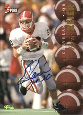 1995 Classic Five Sport Autographs  #84 Eric Zeier