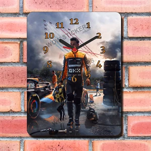 Lando Norris F1 Design Wall Clock New boxed Gift Motorsport wall hanging - Picture 1 of 2