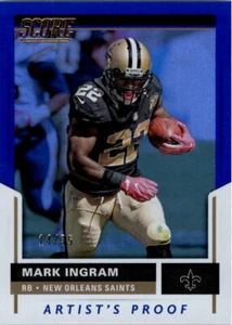 Mark Ingram 14/35 2017 Score Artist's Proof #301 - casi nuevo como nuevo - Imagen 1 de 2