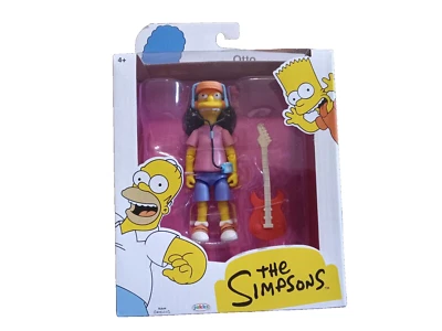 Figura Jakks Pacific Los Simpson Otto con Guitarra 5" 2024 NUEVO Foto 1 de 3