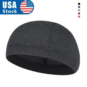 Men's Cycling Helmet Liner Skull Caps Cooling Sports Running Hiking Beanie Hats - Picture 1 of 31