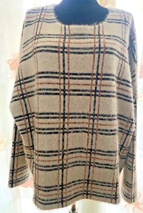 MAXSIMA Damenpullover Gr. 46 – Kariert, Mehrfarbig, Bequem & Stilvoll - Bild 1 von 4