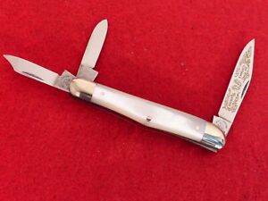 Fight'n Rooster Germany mint mother of pearl Captain's Rooster whittler knife