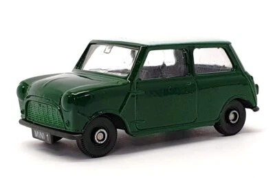 Corgi Fina Appx 7cm Long Model Car CRG01 - Austin Mini - Green/White - Photo 1/4