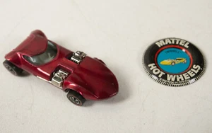 Hot Wheels Redline (B6A-5) Twinmill rosso con pulsante (JSF6) interno bianco - Foto 1 di 12