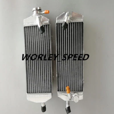 Radiador de aluminio Worley para KTM 400 450 525 MXC/EXC 2003 2004 2005 2006 03-06 Foto 1 de 4
