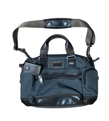 Tumi Alpha Bravo Brooks Slim Gray Briefcase Bag - Image 1 of 4
