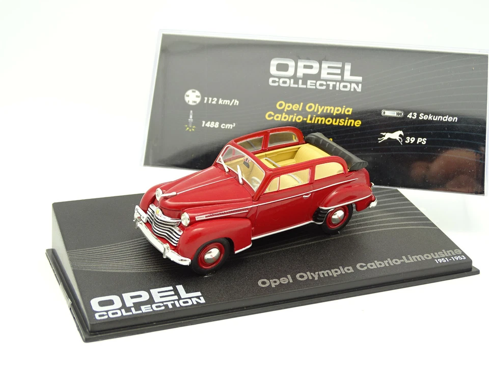 Ixo Presse 1/43 - Opel Olympia Cabrio Limousine 1951 - Immagine 1 di 1