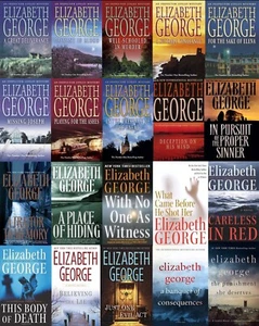 Complete Set Series Lot of 21 Inspector Lynley Books by Elizabeth George - Bild 1 von 1