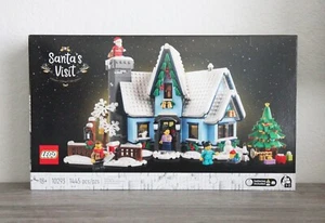 LEGO 10293 Icons Santa's Visit Set Christmas Retired New Sealed - Creased - Picture 1 of 2