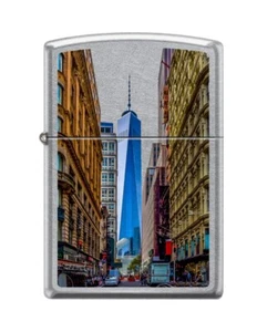 Zippo 2162, New York City Street Design, Street Chrome Finish Lighter - Picture 1 of 3