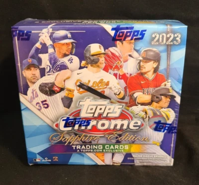 2023 Topps Chrome Baseball Sapphire Edition - Factory Sealed NEW - Image 1 of 2
